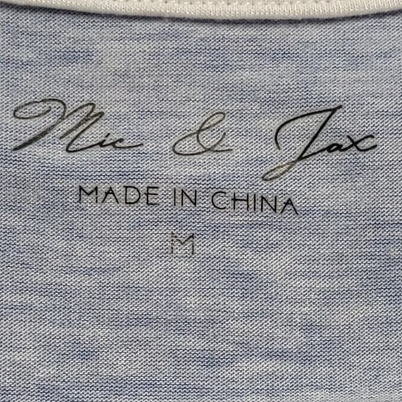 Mic & Jax Red White Blue Ombre Sleeveless Top Medium Lightweight Flowy Soft - Picture 3 of 5